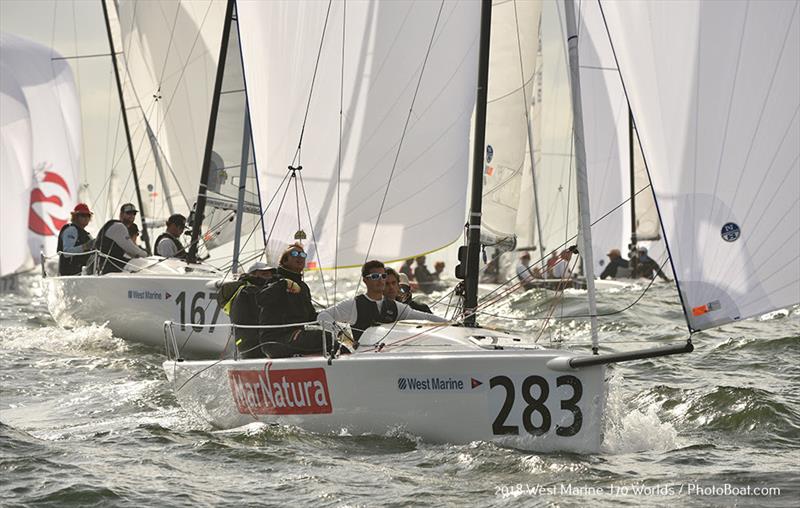 Luis Bugallo (ESP) racing Marnatura is the 2018 Corinthian J/70 World Champion - 2018 West Marine J/70 World Championships photo copyright 2018 West Marine J/70 Worlds / PhotoBoat.com taken at  and featuring the J70 class