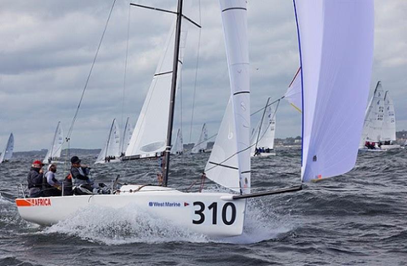 Jud Smith (far left) - 2018 J/70 World Championship photo copyright Tim Wilkes taken at  and featuring the J70 class