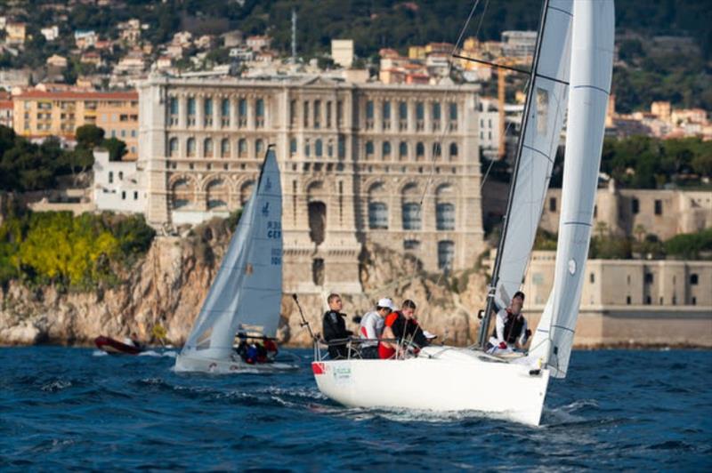 2019 Monaco J/70 Winter Series, Act V photo copyright Martin Messmer taken at Yacht Club de Monaco and featuring the J70 class