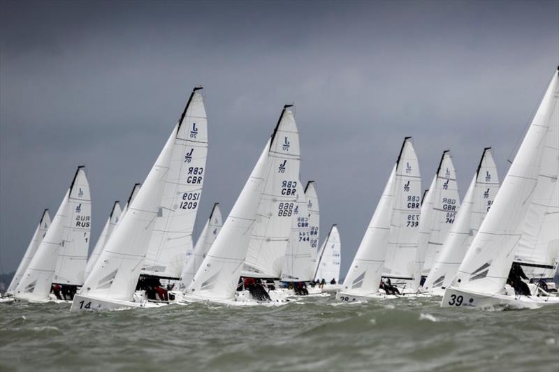 Over 50 J/70 are racing in British waters photo copyright Paul Wyeth taken at Royal Torbay Yacht Club and featuring the J70 class