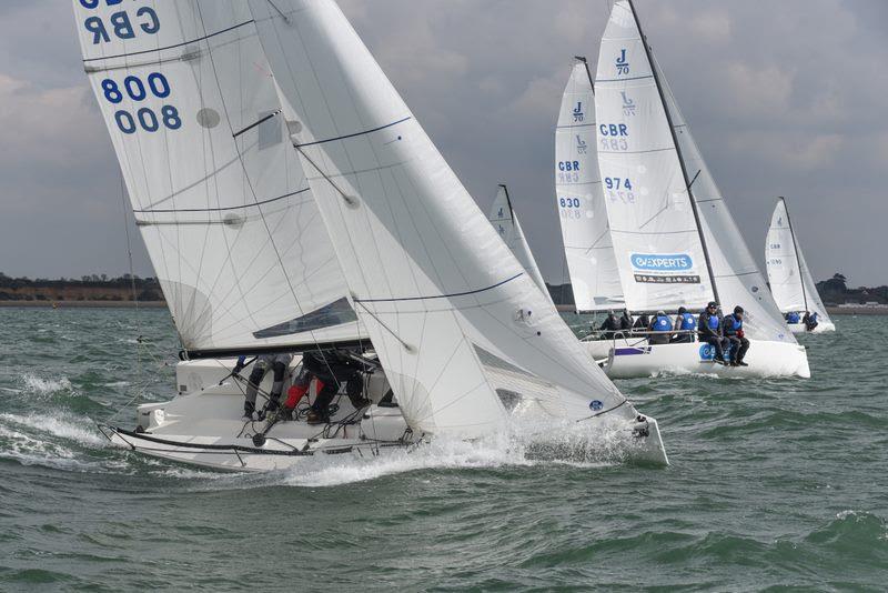 Round 1 - J/70 UK Grand Slam Series 2019 photo copyright www.closehauledphotography.com taken at Warsash Sailing Club and featuring the J70 class