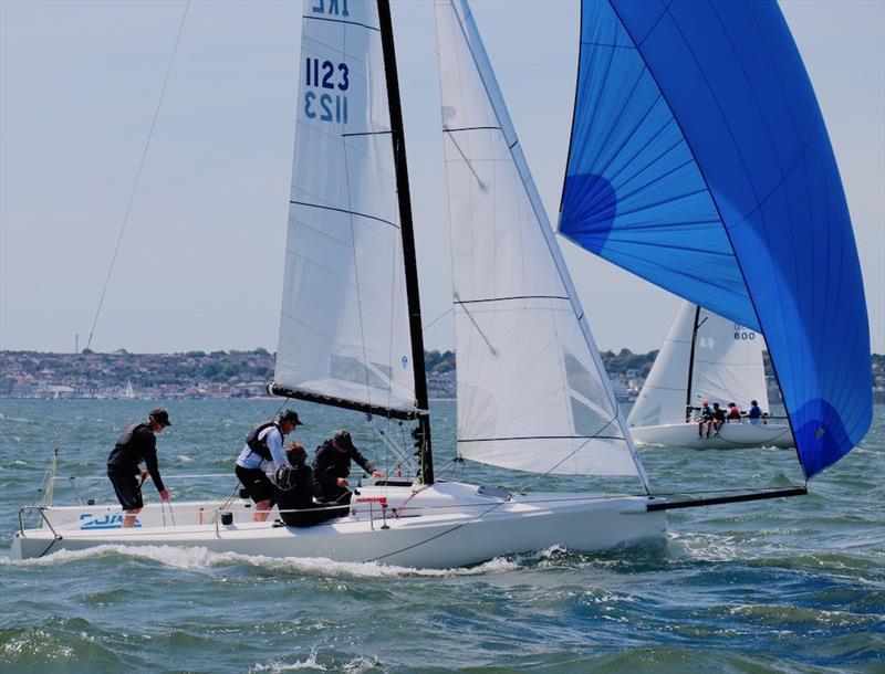 Ian Wilson and Marshall King's Soak Racing win the J/70 Southern Area Championship photo copyright Louay Habib taken at Royal Thames Yacht Club and featuring the J70 class