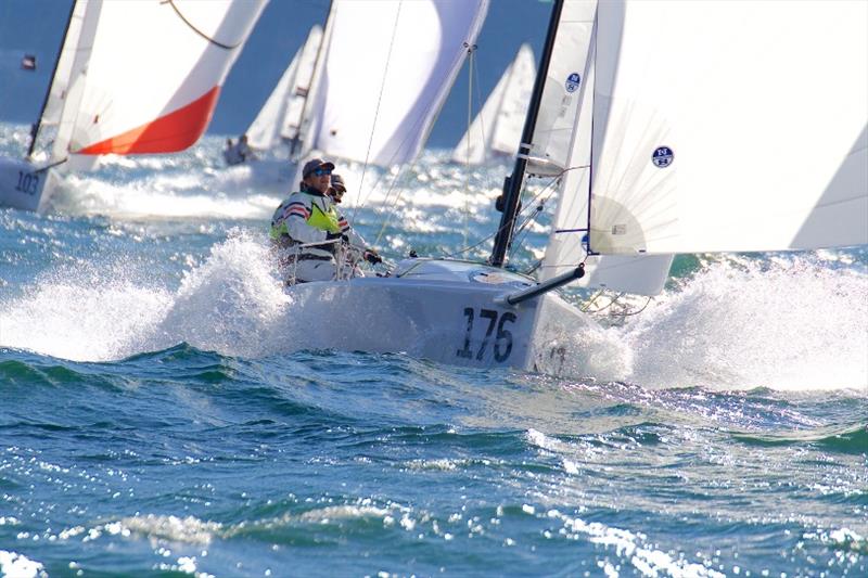 J/70 European Championship photo copyright Lucchi taken at Fraglia Vela Malcesine and featuring the J70 class