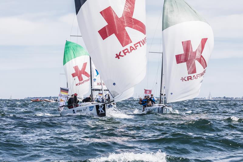 The final race at Youth SAILING Champions League photo copyright SCL / Oliver Maier taken at Kieler Yacht Club and featuring the J70 class