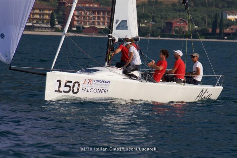 Day 1 - J/70 European Championship 2019 photo copyright J70IC / Lucchi / Lucarelli taken at Fraglia Vela Malcesine and featuring the J70 class