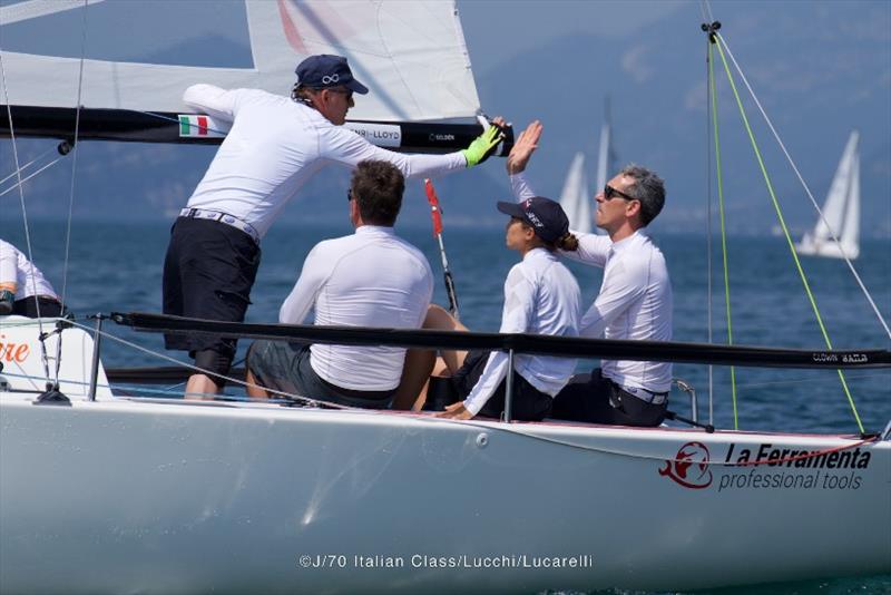 Day 1 - J/70 European Championship 2019 photo copyright J70IC / Lucchi / Lucarelli taken at Fraglia Vela Malcesine and featuring the J70 class