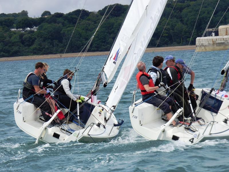 J70 weekend at Bembridge photo copyright Mike Samuelson taken at Bembridge Sailing Club and featuring the J70 class