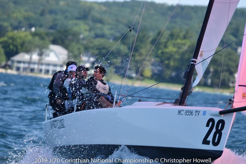 2019 J 70 Corinthian National Championship - Day 1 photo copyright Christopher Howell taken at Little Traverse Yacht Club and featuring the J70 class
