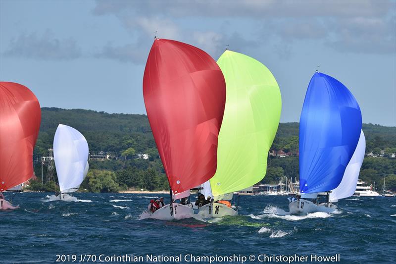 2019 J 70 Corinthian National Championship - Day 2 photo copyright Christopher Howell taken at Little Traverse Yacht Club and featuring the J70 class