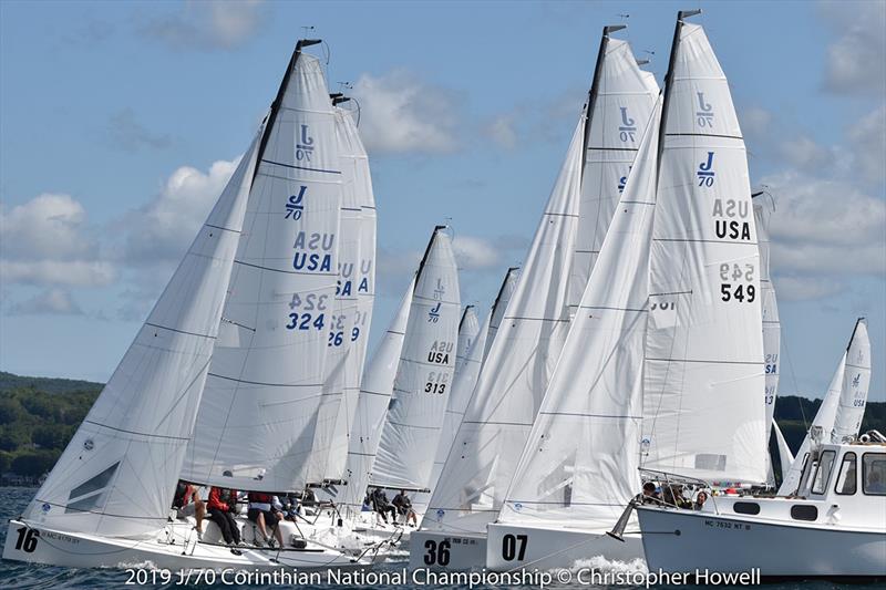 2019 J 70 Corinthian National Championship - Day 2 photo copyright Christopher Howell taken at Little Traverse Yacht Club and featuring the J70 class