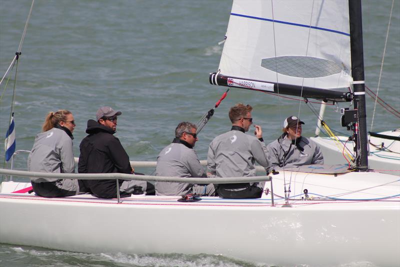 Tilly Harrison's Team Sorcha J - J/70 Grand Slam Series at 2019 Cowes Week photo copyright Louay Habib taken at Cowes Combined Clubs and featuring the J70 class