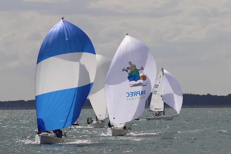 J/70 Grand Slam Series at 2019 Cowes Week photo copyright Louay Habib taken at Cowes Combined Clubs and featuring the J70 class