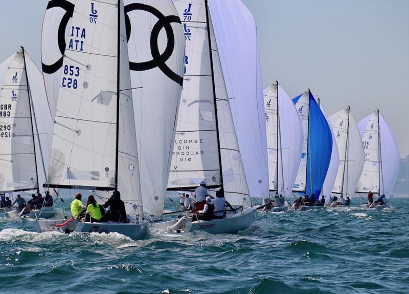 J/70 UK Class National Championships - Day 1 photo copyright Louay Habib taken at Royal Torbay Yacht Club and featuring the J70 class