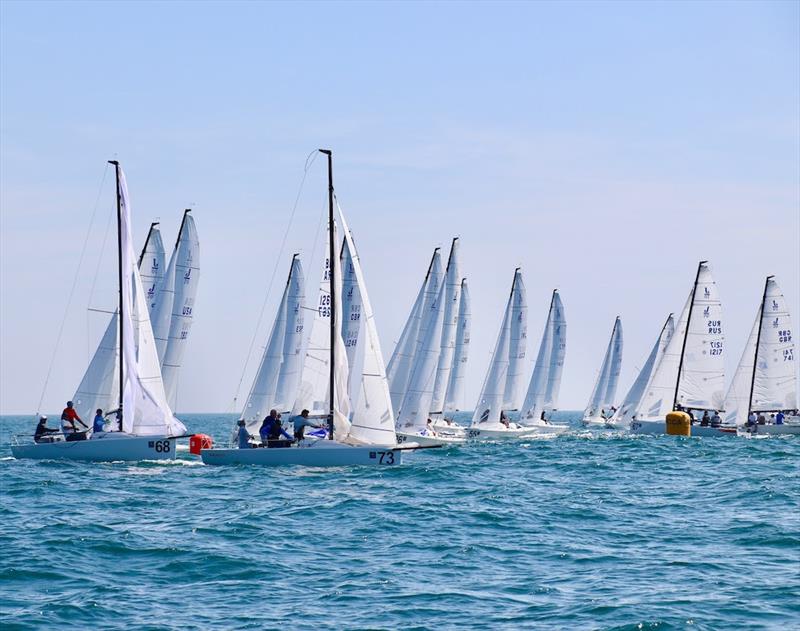 J/70 UK Class National Championships - Day 1 photo copyright Louay Habib taken at Royal Torbay Yacht Club and featuring the J70 class