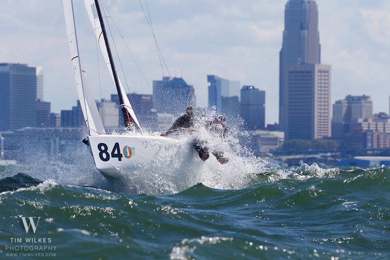 2019 J70 North American Championship - Day 2 photo copyright Tim Wilkes taken at Edgewater Yacht Club and featuring the J70 class