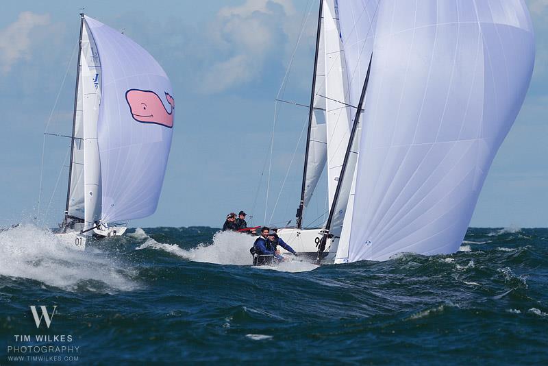 2019 J70 North American Championship - Day 2 photo copyright Tim Wilkes taken at Edgewater Yacht Club and featuring the J70 class