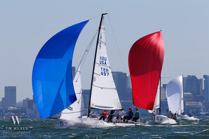 2019 J70 North American Championship - Day 3 photo copyright Tim Wilkes taken at Edgewater Yacht Club and featuring the J70 class