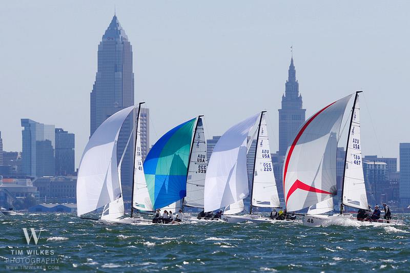 2019 J70 North American Championship - Day 3 photo copyright Tim Wilkes taken at Edgewater Yacht Club and featuring the J70 class