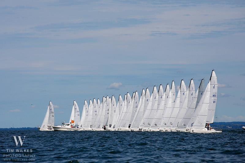 2019 J70 North American Championship - Final Day photo copyright Tim Wilkes taken at Edgewater Yacht Club and featuring the J70 class