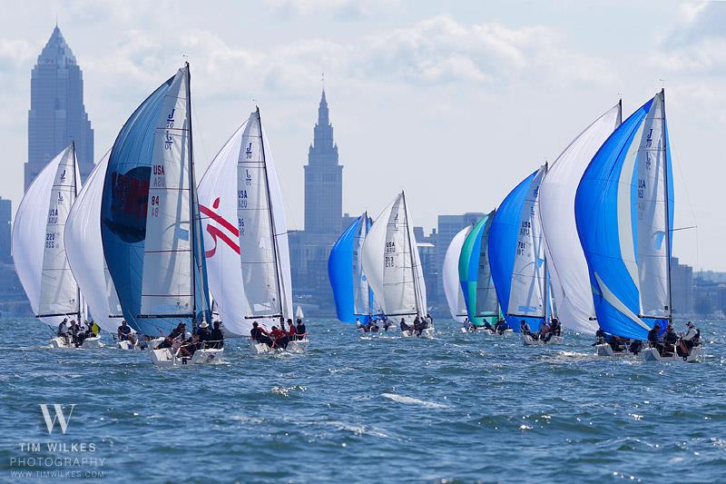 2019 J70 North American Championship - Final Day photo copyright Tim Wilkes taken at Edgewater Yacht Club and featuring the J70 class