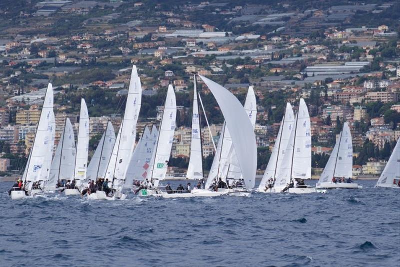 Italian J/70 Cup fleet photo copyright J/70 Italian Class taken at Yacht Club Sanremo and featuring the J70 class