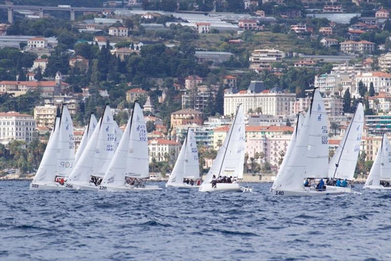 Italian J/70 Cup fleet photo copyright J/70 Italian Class taken at Yacht Club Sanremo and featuring the J70 class