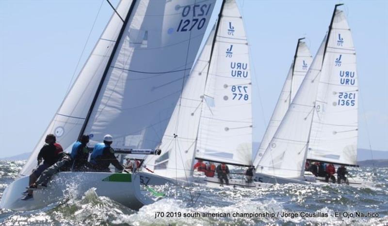 2019 J/70 South American Championship photo copyright Jorge Cousillas - El Ojo Nautico taken at Yacht Club Punta del Este and featuring the J70 class