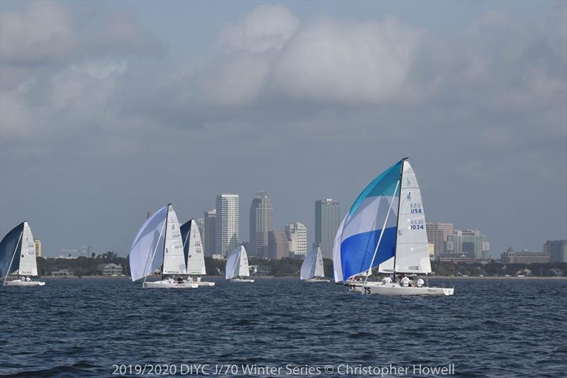 2019/2020 DIYC J 70 Winter Series 2 photo copyright Christopher Howell taken at Davis Island Yacht Club and featuring the J70 class