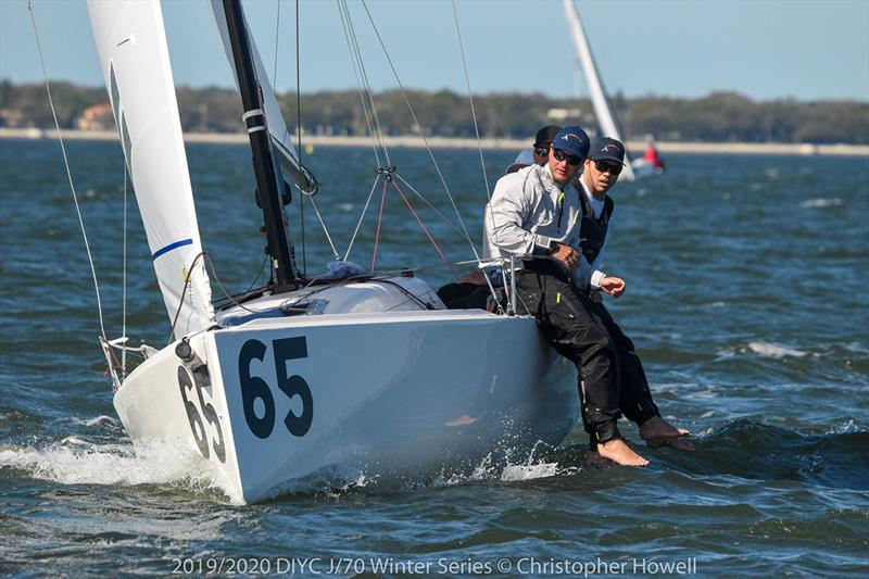 2019/2020 DIYC J 70 Winter Series 3 photo copyright Christopher Howell taken at Davis Island Yacht Club and featuring the J70 class