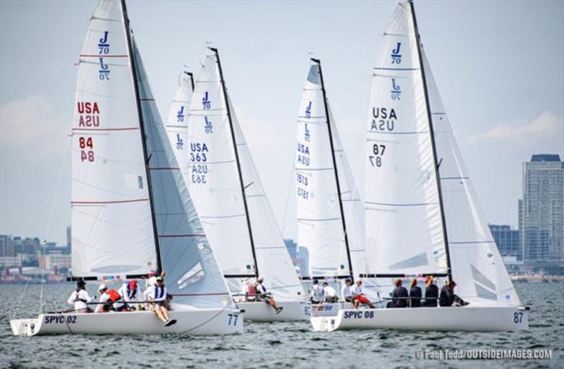 2020 Helly Hansen NOOD Regatta photo copyright Paul Todd / Outside Images taken at St. Petersburg Yacht Club, Florida and featuring the J70 class