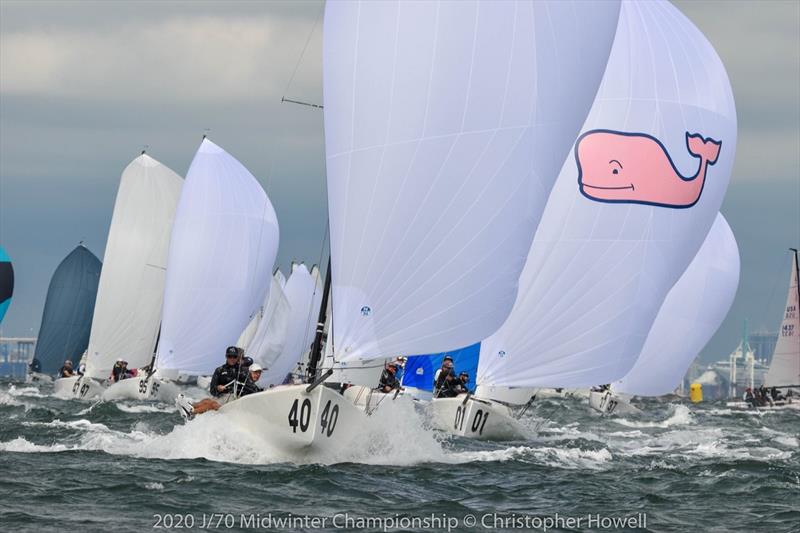 2020 J 70 Midwinter Championship - Day 1 photo copyright Christopher Howell taken at Coral Reef Yacht Club and featuring the J70 class
