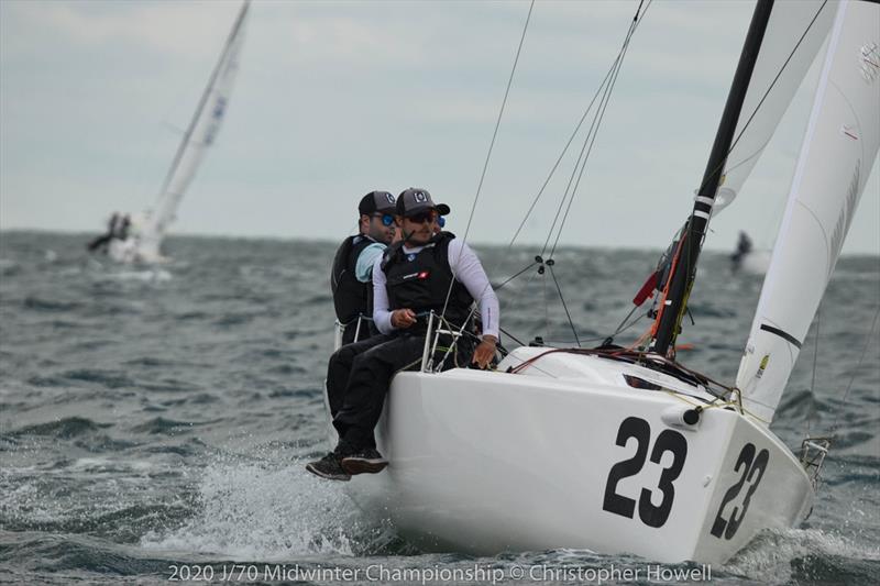 2020 J 70 Midwinter Championship - Day 1 photo copyright Christopher Howell taken at Coral Reef Yacht Club and featuring the J70 class