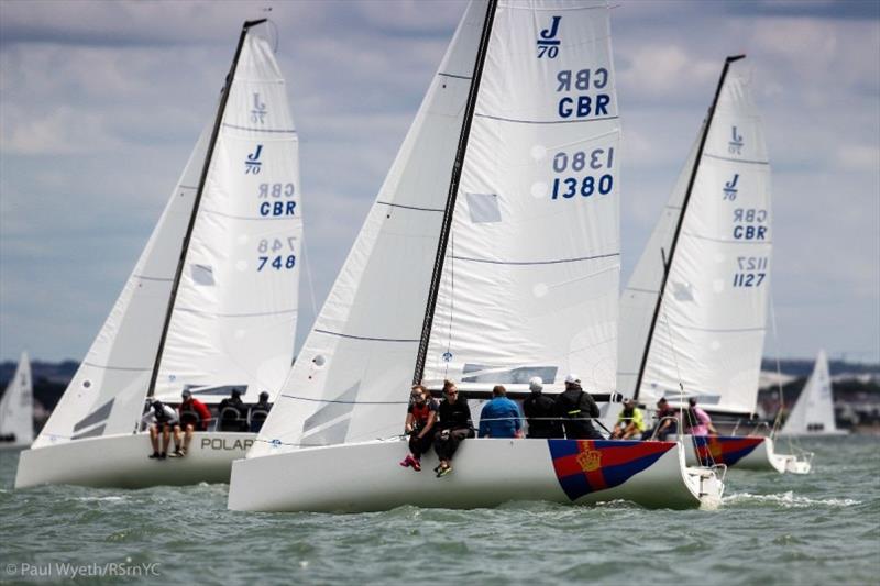 J/70 Racing - Royal Southern YC Charity Cup Regatta photo copyright Paul Wyeth / RSrnYC taken at Royal Southern Yacht Club and featuring the J70 class