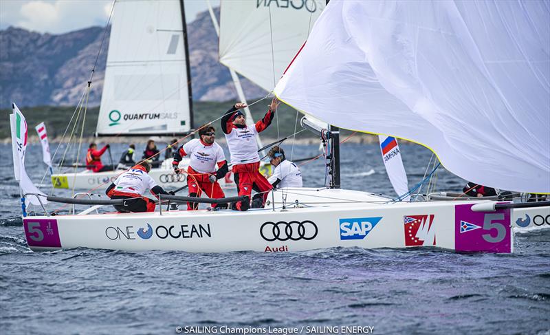 Audi SAILING Champions League Final 2020 photo copyright SAILING Champions League / Sailing Energy taken at Yacht Club Costa Smeralda and featuring the J70 class