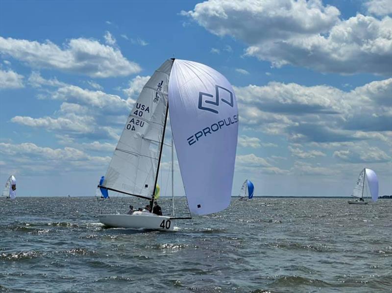 ePropulsion sponsored Travis Odenbach's J/70 one-design for 2021 tournament season photo copyright ePropulsion taken at  and featuring the J70 class