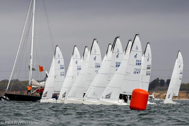 Champagne Charlie Regatta at Royal Southern Yacht Club photo copyright Paul Wyeth / RSrnYC taken at Royal Southern Yacht Club and featuring the J70 class