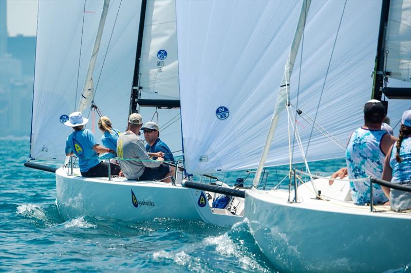 2021 Helly Hansen NOOD Regatta Chicago photo copyright Mark Albertazzi taken at Chicago Yacht Club and featuring the J70 class