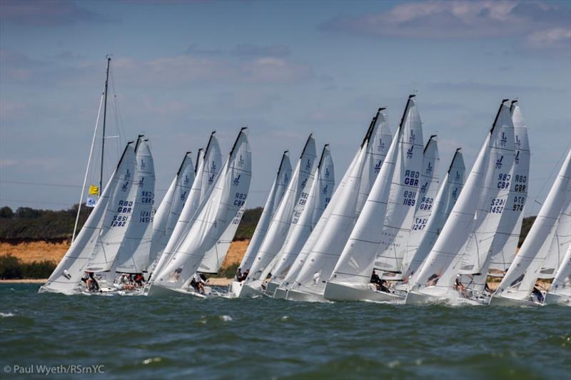 Champagne Charlie June Regatta, final day photo copyright Paul Wyeth / RSrnYC taken at Royal Southern Yacht Club and featuring the J70 class