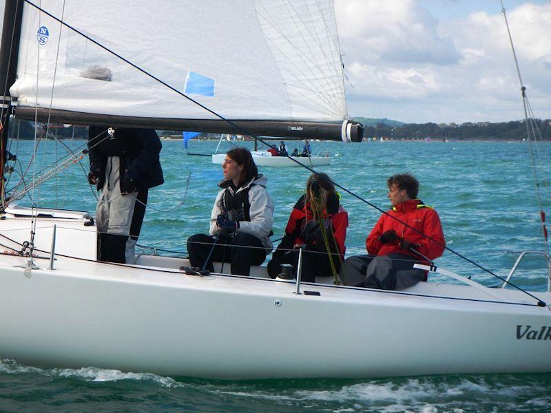 Day 2 of the J70 Regatta at Bembridge photo copyright Mike Samuelson taken at Bembridge Sailing Club and featuring the J70 class