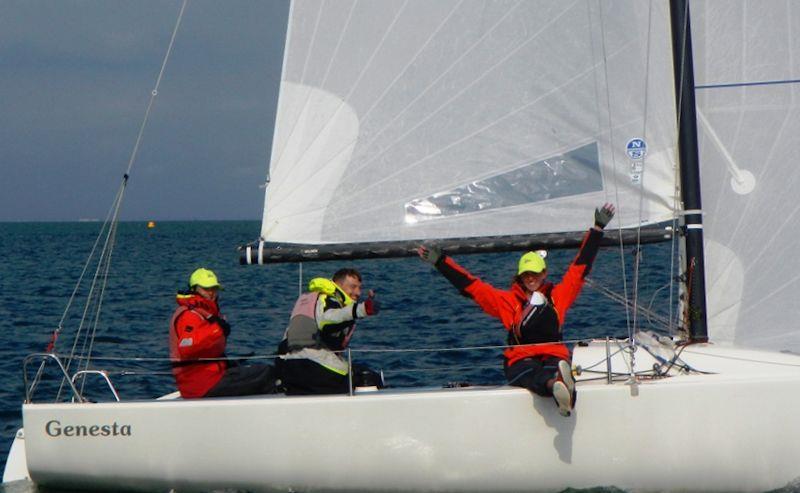 Day 1 of the J70 Regatta at Bembridge photo copyright Mike Samuelson taken at Bembridge Sailing Club and featuring the J70 class