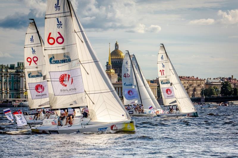 Sailing Champions League Cup 2018 photo copyright Anya Semeniouk taken at Yacht Club of Saint-Petersburg and featuring the J70 class