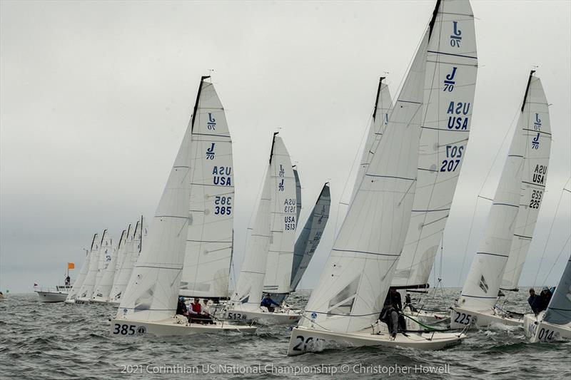 2021 Mustang Survival J70 Corinthian National Championship - Day 1 photo copyright Christopher Howell taken at  and featuring the J70 class