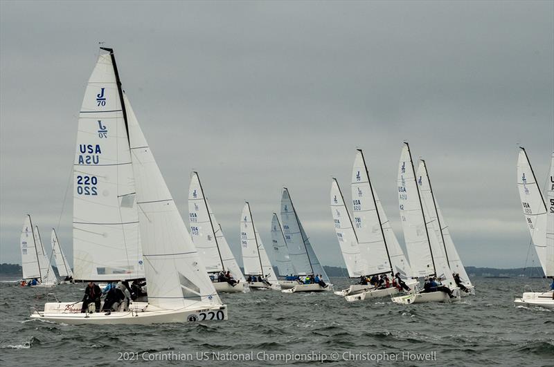 2021 Mustang Survival J70 Corinthian National Championship - Day 1 photo copyright Christopher Howell taken at  and featuring the J70 class