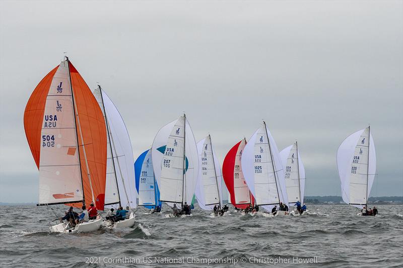 2021 Mustang Survival J70 Corinthian National Championship - Day 1 photo copyright Christopher Howell taken at  and featuring the J70 class