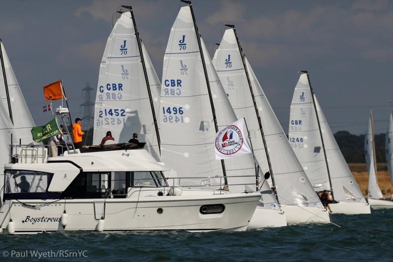 Land Union September Regatta day 1 photo copyright Paul Wyeth / RSrnYC taken at Royal Southern Yacht Club and featuring the J70 class