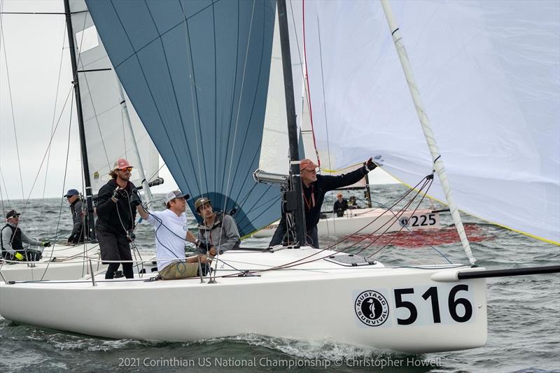 2021 Mustang Survival J70 Corinthian National Championship photo copyright Christopher Howell taken at  and featuring the J70 class