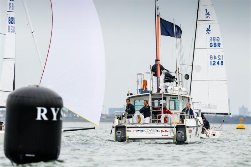 2021 J/70 UK National Championships photo copyright Paul Wyeth taken at Royal Yacht Squadron and featuring the J70 class