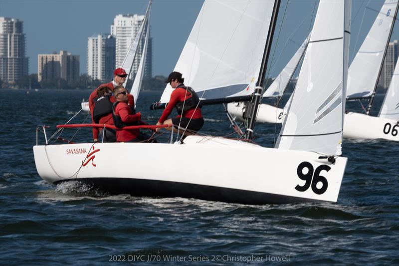 2021/2022 DIYC J 70 Winter Series 2 photo copyright Christopher Howell taken at Davis Island Yacht Club and featuring the J70 class