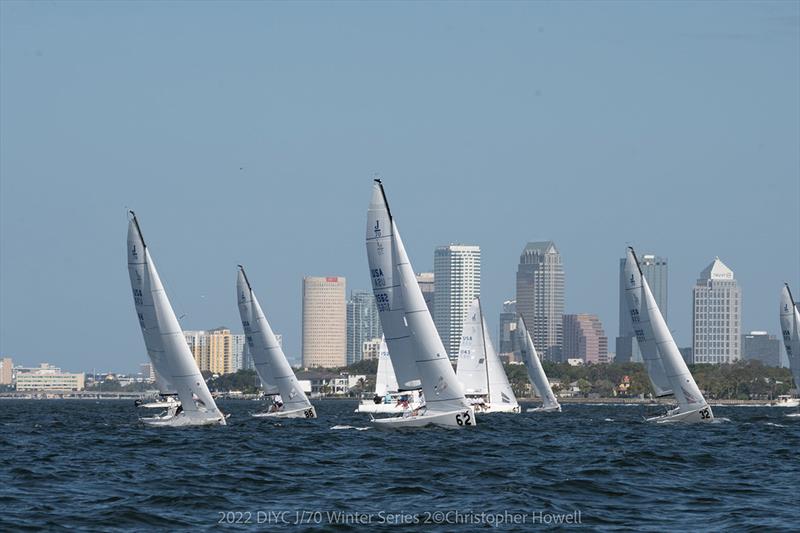 2021/2022 DIYC J 70 Winter Series 2 photo copyright Christopher Howell taken at Davis Island Yacht Club and featuring the J70 class