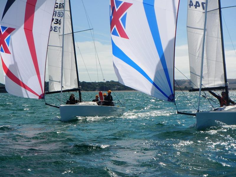 Annual J70 Regatta at Bembridge - Day 1 photo copyright Mike Samuelson taken at Bembridge Sailing Club and featuring the J70 class